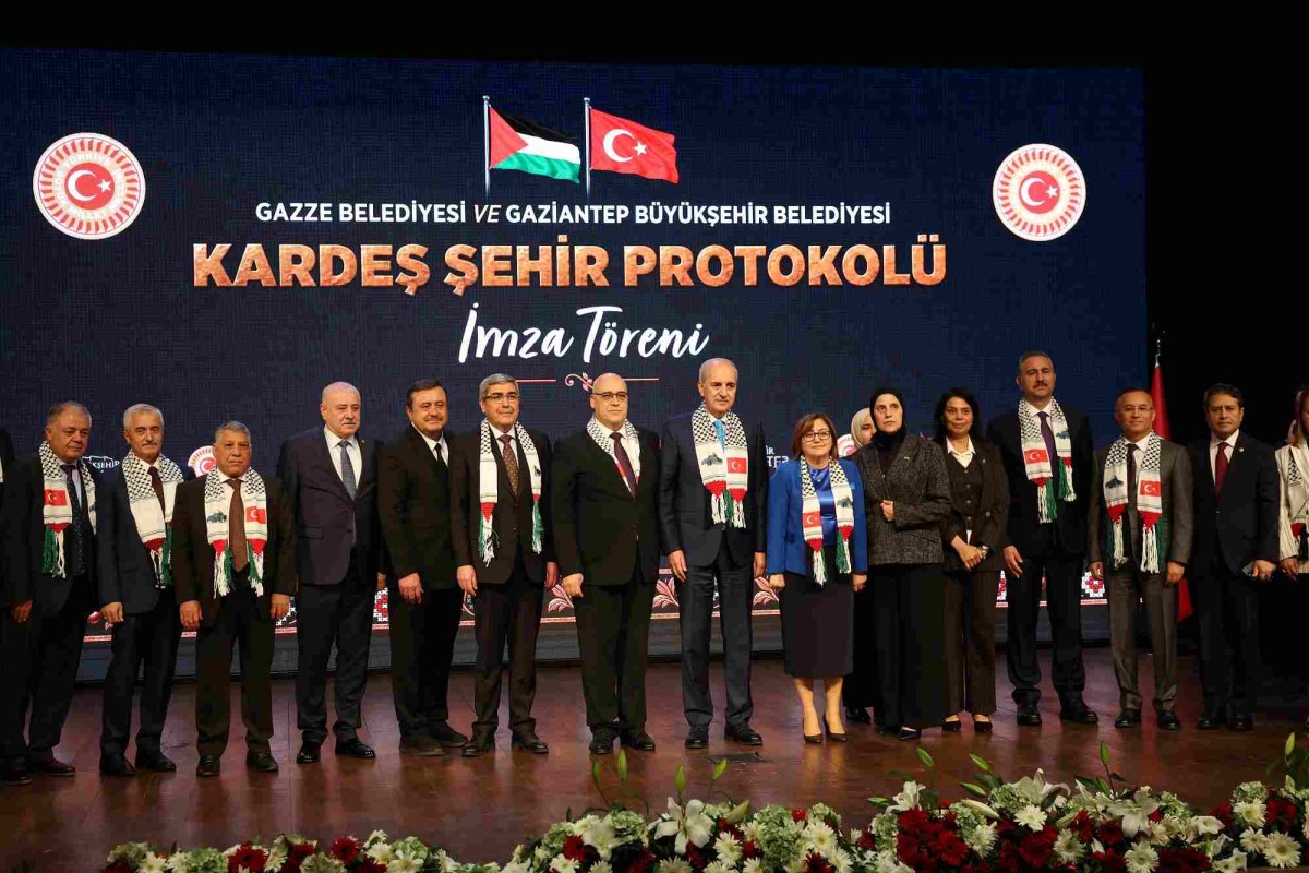 Gaziantep ile Gazze arasında kardeş şehir protokolü imzalandı